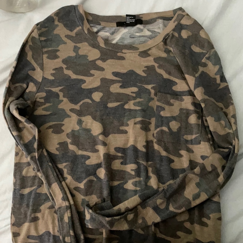 Forever 21 Camouflage Shirt